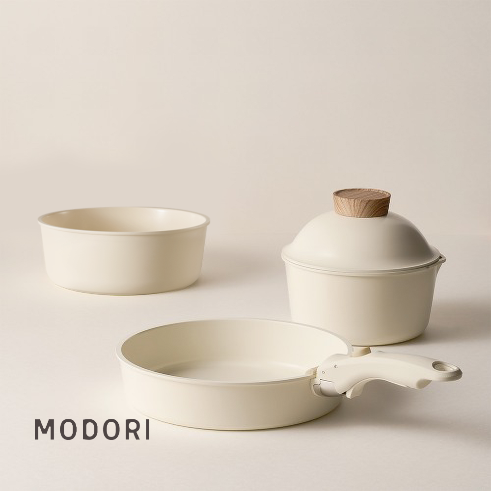 純白鍋具組 Cookware Set (3件組/單品)